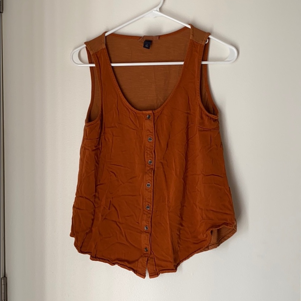 Button Down Tank Top